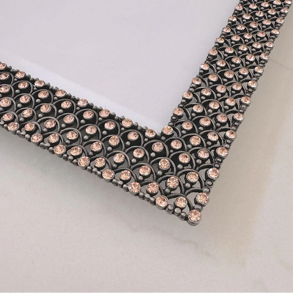 Metal and Rhinestones Photo Frame - Picture 5 of 8